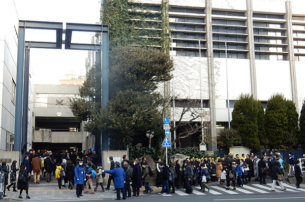 2月1日、開成中には昨年以上の1,234名の受験生が挑戦！