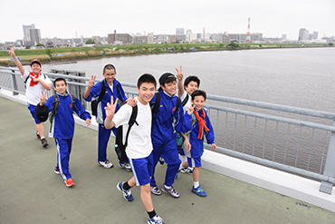 足立学園中学校_強歩大会