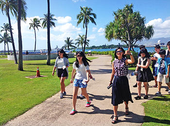 千葉明徳_ハワイ研修旅行