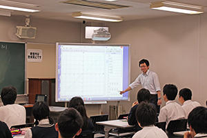 東京電機大_電子黒板_授業