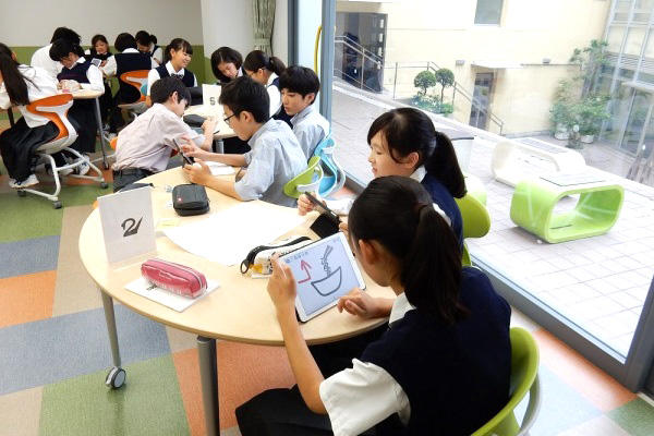 宝仙理数インター_アクティブラーニング_授業