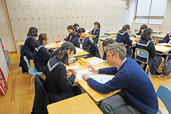 共立女子中学校_イングリッシュシャワー