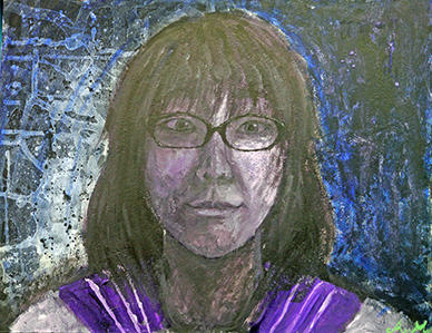 国府台女子学院中学校_「想定自画像」では思春期の心の葛藤を表現します！