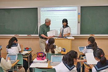 大妻中野中学校_GLCの英語αの授業