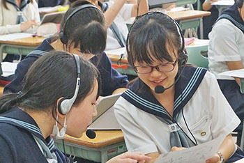 大妻中野中学校_授業風景