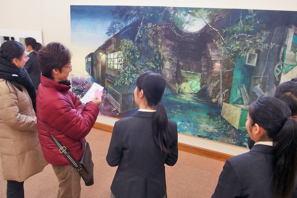 富士見丘_武蔵野美術大学との美術展覧会