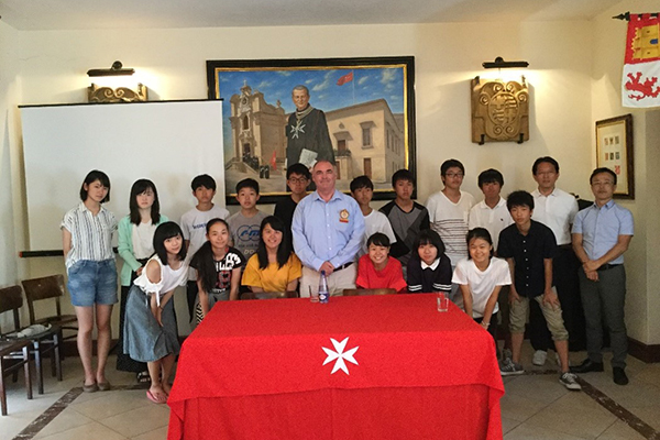 森村学園_グローバル研修ではマルタ騎士団本部に表敬訪問します