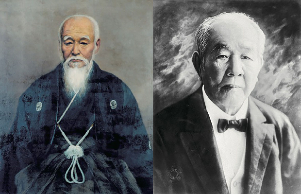 二松学舎柏_創設者の三島中洲と舎長を務めた渋沢栄一