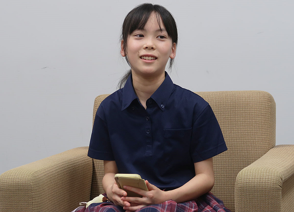 昭和学院_今年からスタートしたサイエンスアカデミーコースに入学した小島さん
