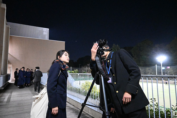 文京女子_獨協中高天文部とISSの撮影に挑戦