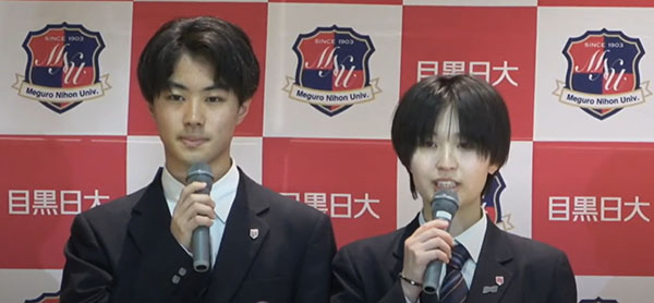 目黒日大_学校説明会で司会を務め上げた、中高一貫二期生の生徒