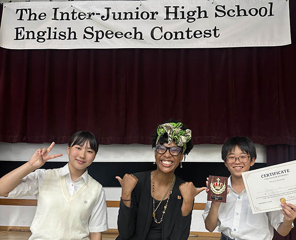 武南_中１・中２が参加する「蕨市中学生スピーチコンテスト」では、多くの入賞者を輩出しています