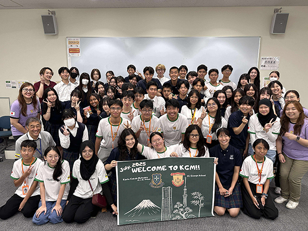 関東六浦_同校には、海外の学校と交流する機会が豊富にある