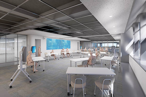 サレジアン国際_2027年4月竣工予定の新校舎「データサイエンス室」の完成予想図