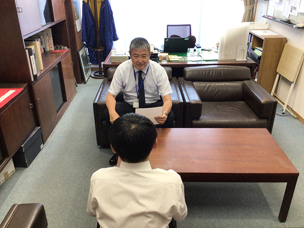 横浜翠陵_校長先生も自分を知ってくれている、身近な存在だと実感します