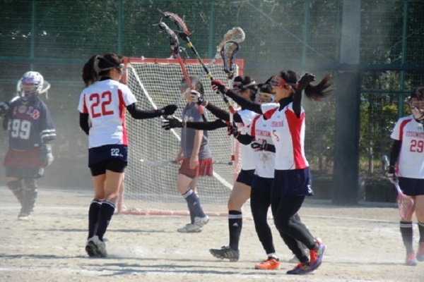 全国準優勝のラクロス部