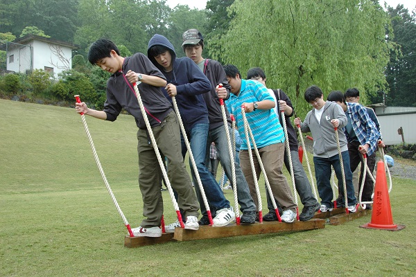 高１フレッシュマンキャンプでの一コマ